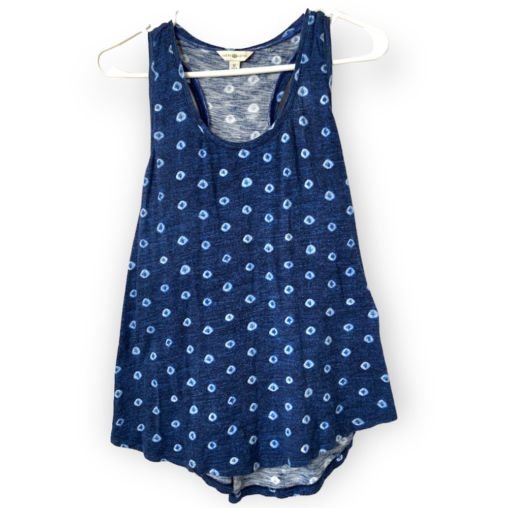 Lucky Lotus Women’s Top Size Medium Cotton/Modal Soft Spring / Summer Wear Blue. - Picture 10 of 17